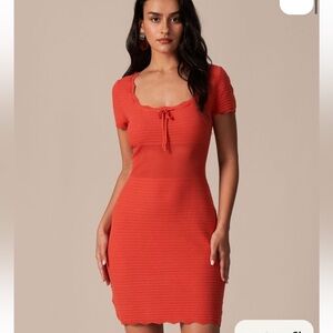 Rihoas Cute Orange Dress/Coverup
